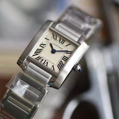 【8848 Factory  Cartier 法国坦克复刻高仿女表】 Cartier  坦克系列W50012S3 wrist watch 