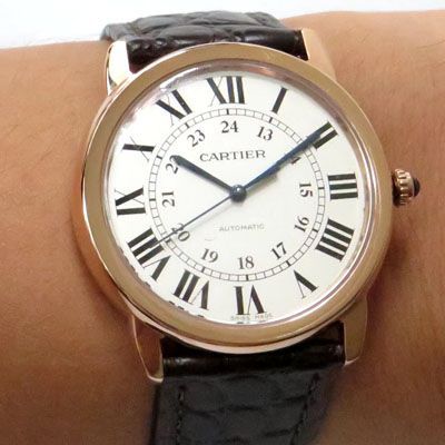 【A8 Factory SOLO复刻高仿表】 Cartier  RONDE DE  Cartier 系列W2RN0008，WSRN0021，WR000551 wrist watch 