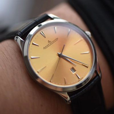 【ZF Factory 超A高精仿手表】 Jaeger-LeCoultre 超薄日历大师系列1288430 wrist watch 