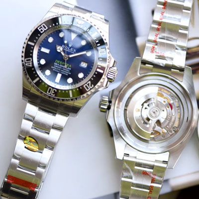 【 Video analysis 超级神器】N Factory 复刻最新904L复刻高仿超级渐变蓝鬼王～ Rolex m126660-0002手表