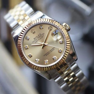 【台湾 Factory 复刻高仿ROLEX女表】 Rolex 女装  Datejust 31毫米系列178273香槟盘 wrist watch 