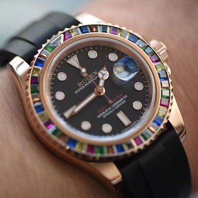 【DJ Factory Rolex糖豆超A高仿手表】 Rolex  Yacht-Master 系列116695SATS wrist watch 