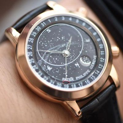 【台湾 Factory  PATEK PHILIPPE 星空多少钱】 PATEK PHILIPPE 超级复杂功能计时复刻高仿6102R-001 wrist watch 