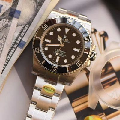 【N Factory V10最高版本复刻表无日历 Submariner 】 Rolex  Submariner 型高仿114060-97200 黑盘 wrist watch 