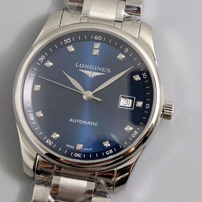 【V9 Factory 名匠三针新款40mm三字位日历款 top 副本】 top 复刻高仿 Longines 名匠系列L2.793.4.97.6 wrist watch 