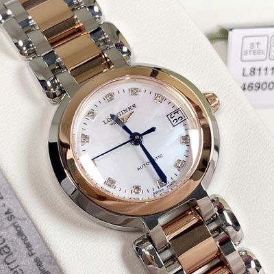 【高端 copy customized 、 Longines 真钻女表】 Longines 心月系列L8.111.5.87.6 wrist watch 