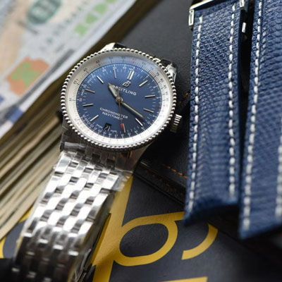 【 Video analysis KOR Factory 超A高精仿手表】 Breitling 38MM航空计时1系列A17325211C1A1 wrist watch 