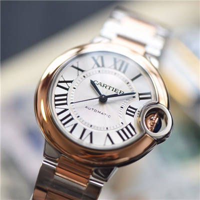 【 Video analysis HBBV6 Factory 官网超A高仿】 Cartier  蓝气球女装33毫米W2BB0023 wrist watch 