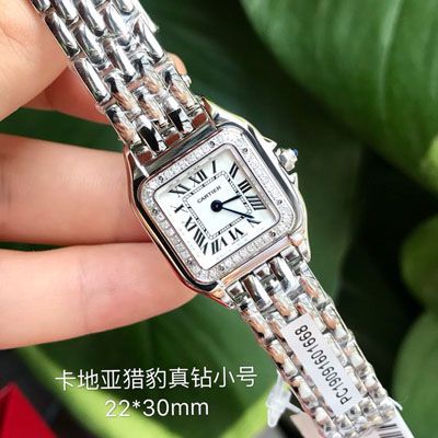 【高端 copy customized 硬货】 Cartier  PANTHÈRE DE  Cartier 系列W4PN0007女士 wrist watch 