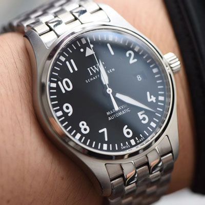 视频讲解V7 Factory 超A高仿IWC IWC 飞行员 MARK XVII IW327011 wrist watch 