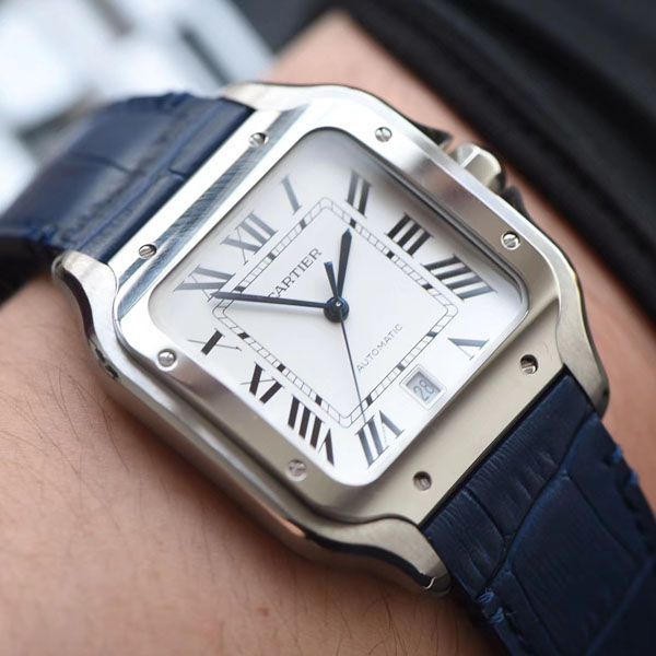  Video analysis HBBV6 Factory  top 复刻 Cartier   Santos 系列WSSA0009（大号） wrist watch 