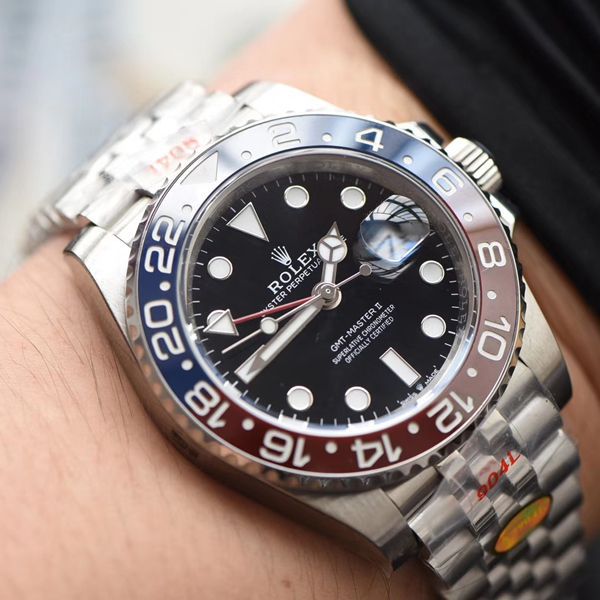  Video analysis N Factory ‌官网超级复刻高仿可乐圈 Rolex  GMT MASTER II126710BLRO-0001 wrist watch 