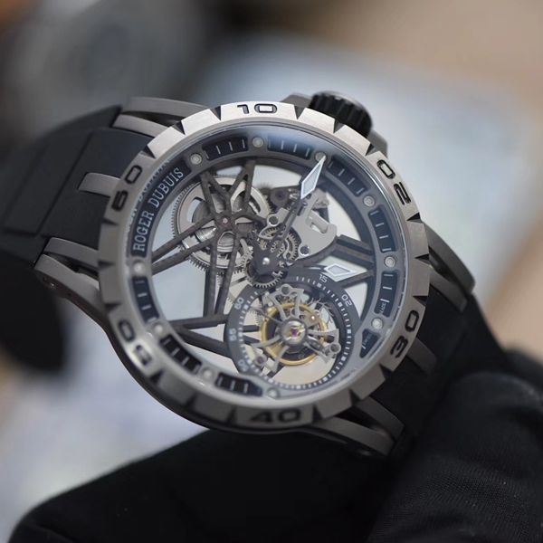 【 Video analysis 】BBR Factory  top 复刻 Tourbillon Roger DubuisRoger Dubuis王者系列RDDBEX0479 wrist watch 