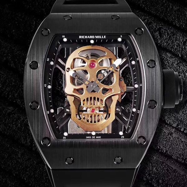 ZF Factory  RICHARD MILLE 鬼王骷髅头男士系列RM 52-01 wrist watch 