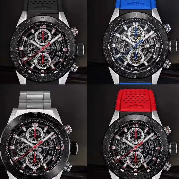 XF Factory 超A高仿手表 TAG Heuer 卡莱拉系列CAR2A1W.BA0703，CAR2A1T.FT6052，CAR2A1Z.FT6044 wrist watch 