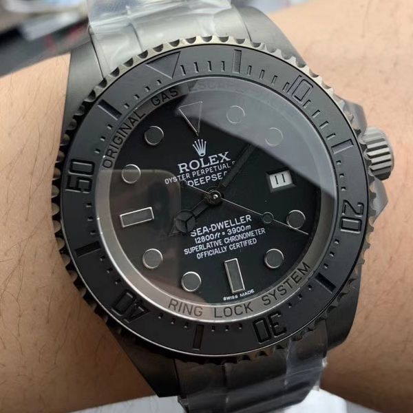 VR Factory 超A高仿VR Factory  Rolex 海外深度 copy customized 版Deepsea Pro 黑鬼