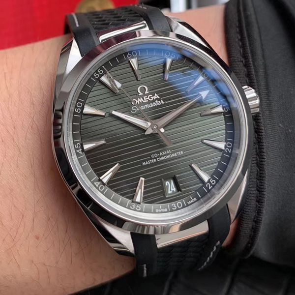 VS Factory OMEGA绿 Seamaster 150米柚木盘 Best 复刻高仿220.13.41.21.10.001 wrist watch 