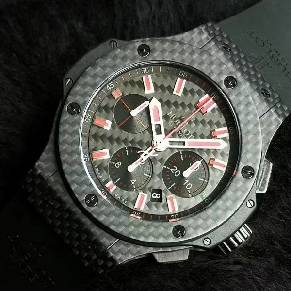 HBBV6 Factory 超A精仿手表 hublot  big bang  carbon fiber 红字限定特别版 wrist watch 