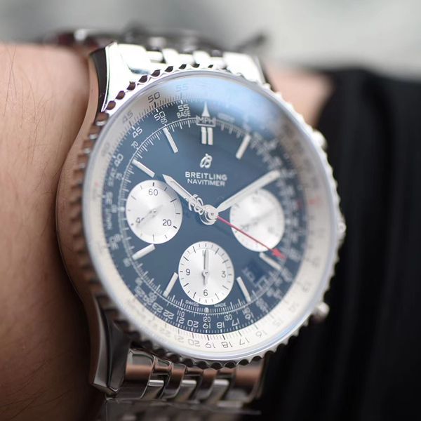  Video analysis GF Factory 一比一高精仿手表 Breitling 航空计时1系列AB0121211B1A1 wrist watch 