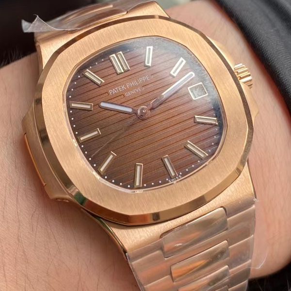 3K Factory  PATEK PHILIPPE  Nautilus 复刻高仿5711/1R-001一体机 copy customized  Movement 版本