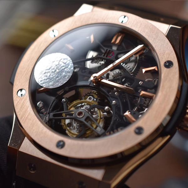 JB Factory  top 复刻高仿 hublot  Tourbillon 经典融合505.OX.0180.LR wrist watch 