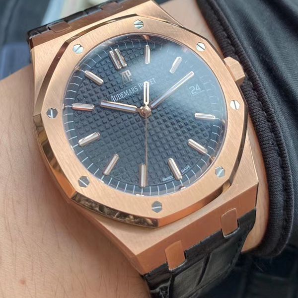  Video analysis OM Factory  top 复刻手表APAudemars Piguet 皇家橡树高仿15500OR.OO.D002CR.01 wrist watch 