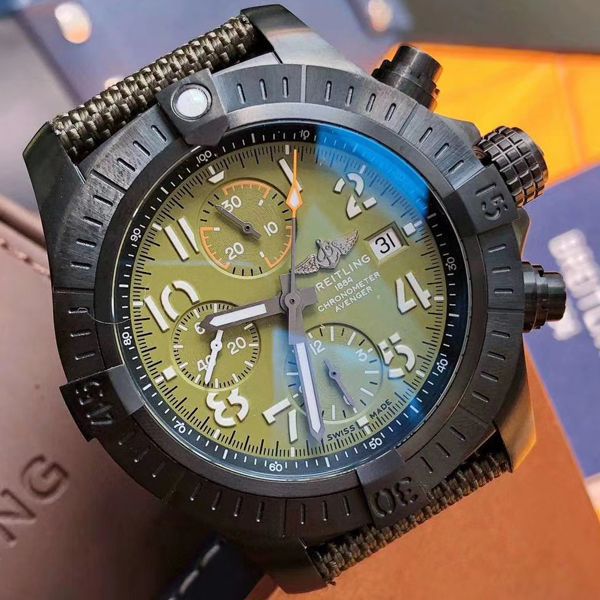 原单真瑞士ETA7750 Breitling 复仇者夜间任务计时 wrist watch 45系列V13317101L1X1 wrist watch 