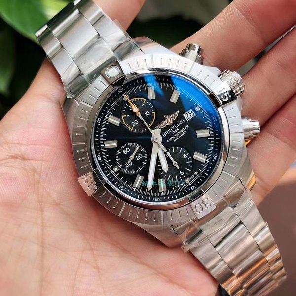 原单ETA7750 Breitling 复仇者计时 wrist watch 45系列A13317101B1A1 wrist watch 