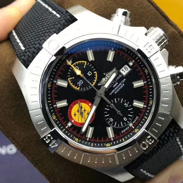 原单 Breitling 50周年复仇者瑞士巡逻兵限量款A133171A1B1X1 wrist watch 