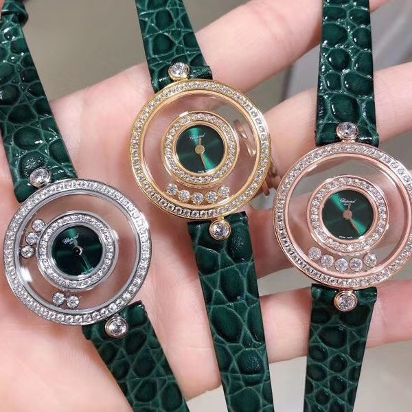 BV Factory 超A高仿 Chopard 女表快乐钻203957-5209 wrist watch 