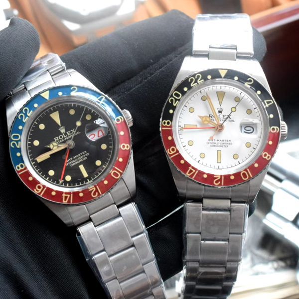  Rolex 复古 GMT MASTER II系列可乐圈GMT Master II 复刻高仿16710 wrist watch 