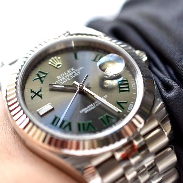 RE Factory  top 复刻高仿手表 Rolex   Datejust 系列m126334-0022绿萝 wrist watch 