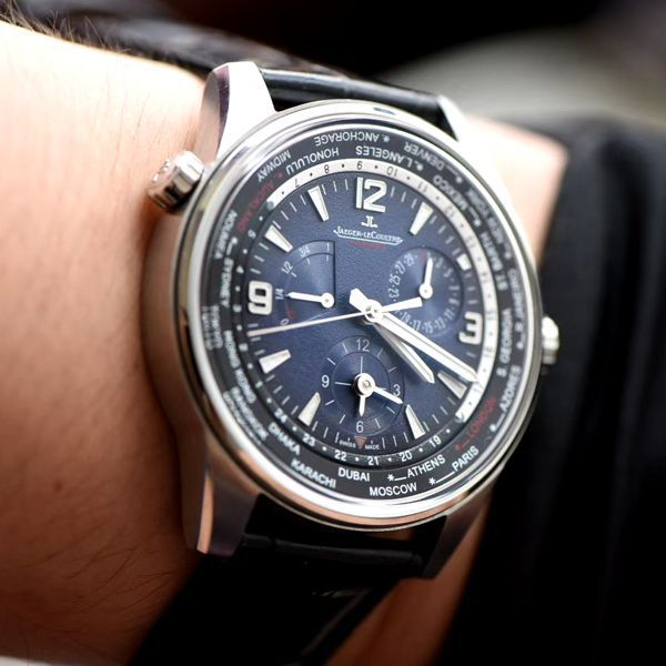 ZF Factory 超A高仿手表 Jaeger-LeCoultre 北宸地理学家世界时904847Z wrist watch 