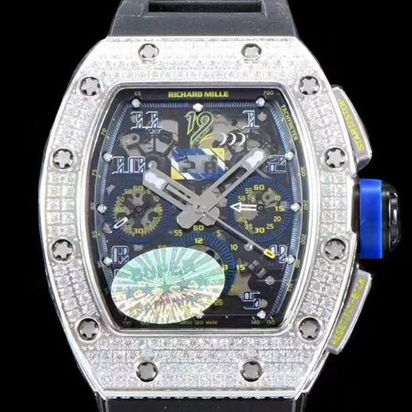 KV Factory 超A高仿手表 RICHARD MILLE RM011菲利普-马萨满钻限定版