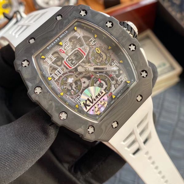 KV Factory V2升级版超A高仿手表 Richard Miller 男士系列RM 011 wrist watch 