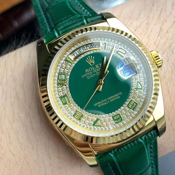  Rolex  Day-Date 型系列118138绿盘 wrist watch 