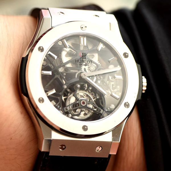 JB Factory  hublot 精高仿 Tourbillon 手表经典融合系列505.TX.0170.LR wrist watch 