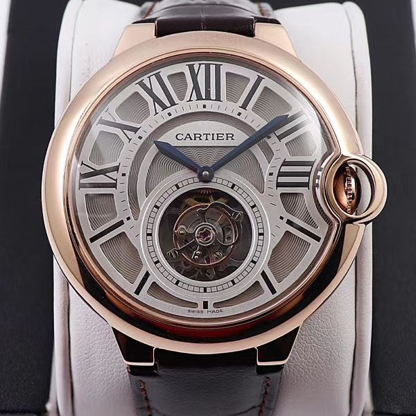 BBR Factory  Cartier  高仿手表蓝气球 Tourbillon 系列W6920001 wrist watch 