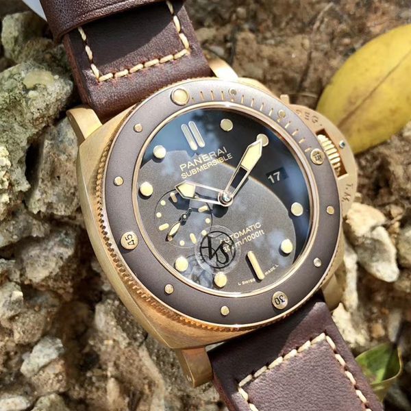 VS Factory Panerai top 复刻高仿手表青铜之王Panerai PAM00968 wrist watch 