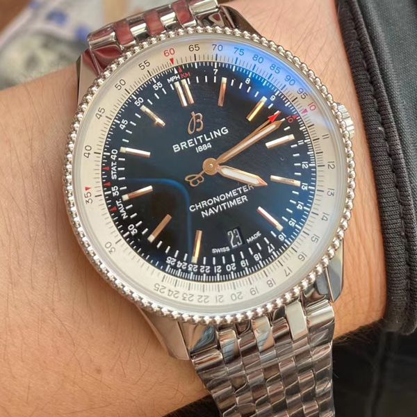 V7 Factory  top 复刻高仿手表 Breitling 航空计时1系列A17326211B1A1 wrist watch 