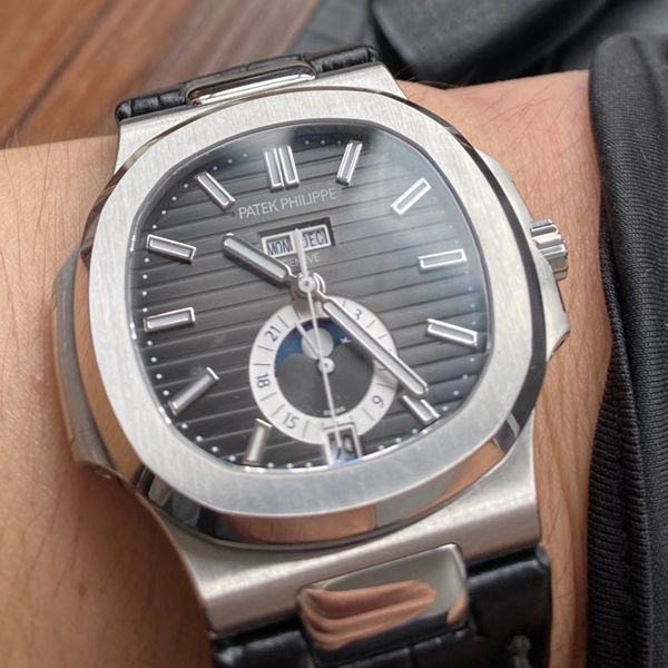 GR Factory  PATEK PHILIPPE  Nautilus 1比1精仿手表V2版本5726A-001真月相