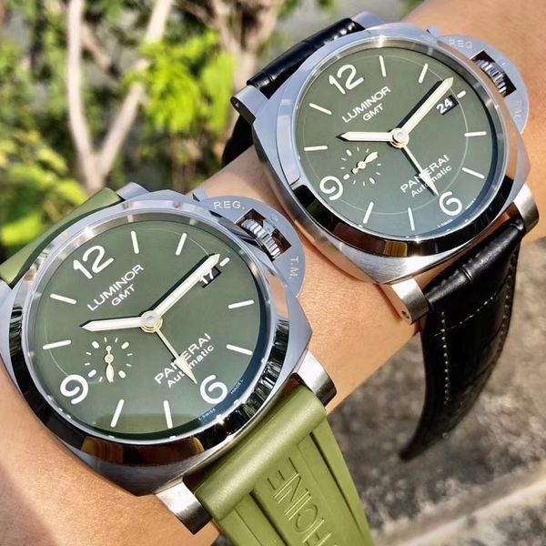 VS Factory Panerai PAM01056，PAM1056绿盘GMT复刻高仿手表