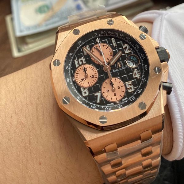 JF Factory Audemars Piguet  Royal Oak Offshore 复刻高仿手表26470OR.OO.1000OR.03 wrist watch 