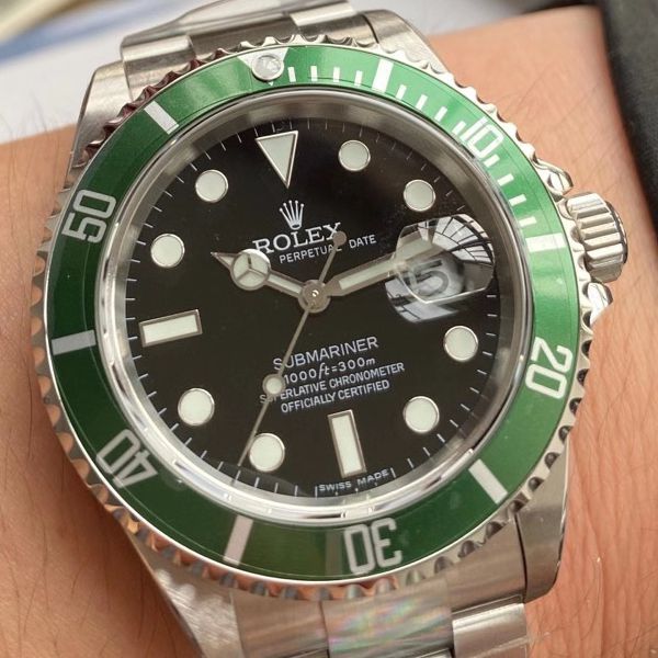 AR Factory  Rolex ROLEX复古 Submariner  Submariner 16610LV-93250复刻高仿手表