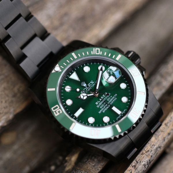 V9 Factory  Rolex 水鬼 top 复刻手表BLAKEN  SUBMARINER  DATE LV官方同款曜黑改装版