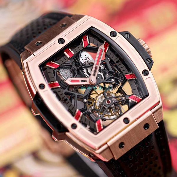 V9 Factory  hublot MASTERPIECE Tourbillon 超A1比1高精仿手表906.OX.0123.VR.AES13 wrist watch 