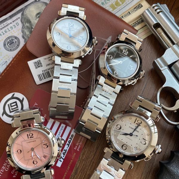 【高品质的复刻高仿手表】V9 Factory  Cartier  帕莎女表W31074M7，W31075M7，WSPA0013 wrist watch 