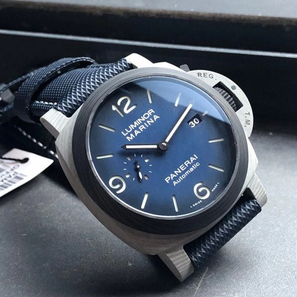 【 复刻手表哪个 Factory  Best 】VS Factory 高仿 Panerai LUMINOR烟熏蓝PAM01663，PAM1663 wrist watch 