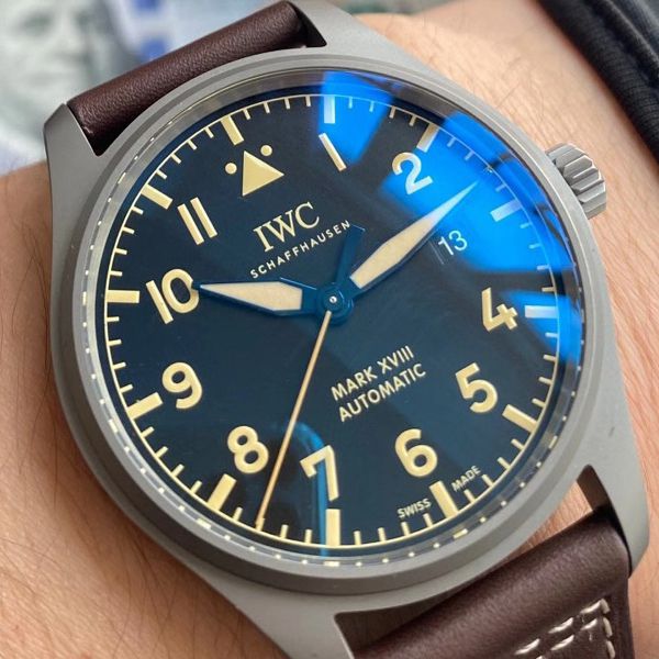 V7 Factory  IWC 飞行员 MARK XVII 钛壳一比一超A复刻手表IW327006 wrist watch 