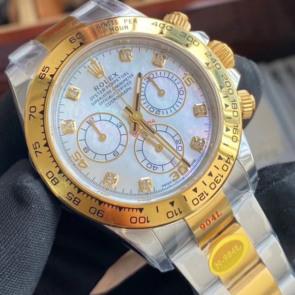 最强间金 Rolex  Ditongna N Factory 4130 Ditongna  copy customized 版复刻高仿m116503-0007 wrist watch 